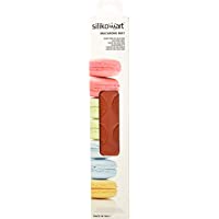Silikomart- Tapete para Realizar 48 Macarons- Rojo (Brique)- 2 x 18.5 x 37